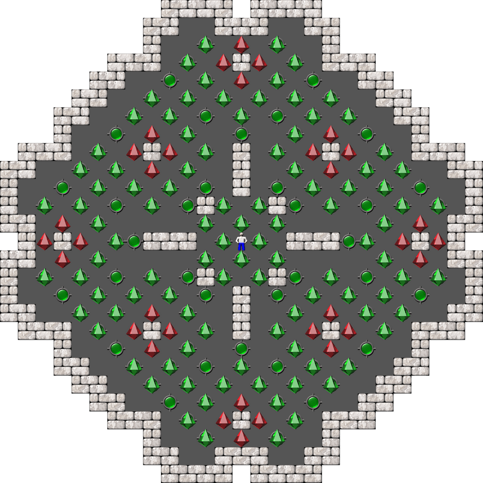 Sokoban Sasquatch 07 Arranged level 103